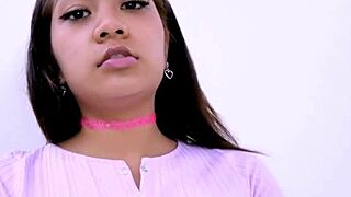 Fresh-faced Asian beauty says, 'Fuck me at audition'