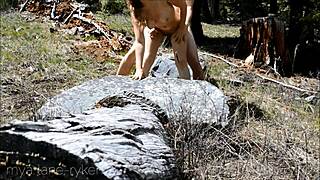 Young Couple Goes Wild with Public Sex in Nature