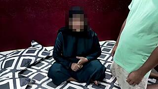 Muslim hijab wife bent over for Indian monster cock pounding  