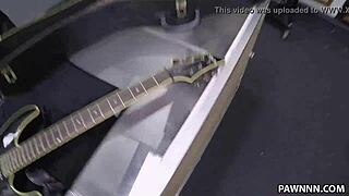 Pawnstar meets rockstar in reality. Latina amateur gets monster cock for cash.