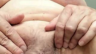 mature cougar in stockings teases pussy for your pleasure