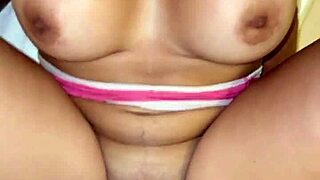 outdoor fun with big colombian tits getting cumshot