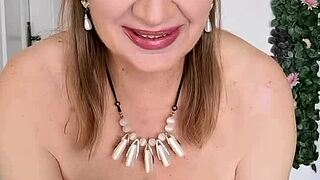 mature cougar in stockings teases pussy for your pleasure