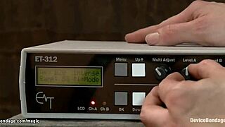 Blond Ass Shocked Hard In Wild Suspension Play!