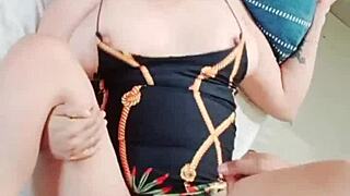 Latina milf creampied by boss in steamy homemade POV