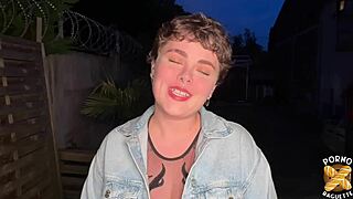 betty belle greedily stuffs her mouth with big cocks?