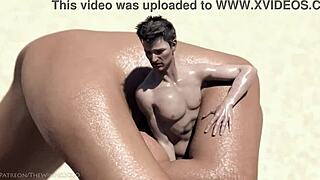 i can't stop watching this tanned redhead vore cartoon