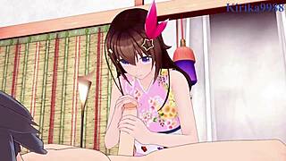 kimono sex with houshou marine gets intense