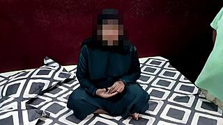 Muslim hijab wife bent over for Indian monster cock pounding  