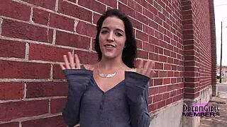 Brandy Flashes Hot Pussy in Public Florida Streets