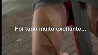 Cuckold Exhibition In Car