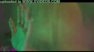 Why does this Cuban wife's interracial shower sex at swinger party feel so rough and wet with big black cock?