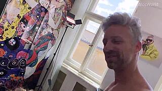 Julia North, the cum slut milf, loves sucking big cocks before pussy pounding.