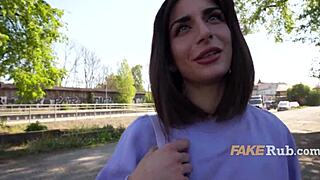 Ultra Pretty Italian Girl Fucked On Street