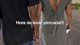 Cuckold Exhibition In Car