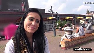 adorable czech girl experiences seduction in the mall