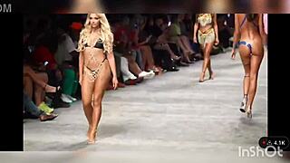 Swim Suit Runway Black Tape Edition