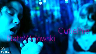 messy foot play with slime cutie piie and nath