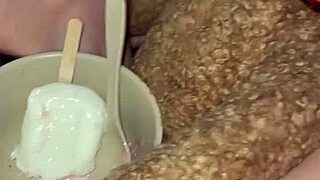 snowwhite's kinky arab masturbation with food in la