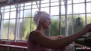 German Mom Blanche Feels Emotional Cheating Thrill With Young Guy