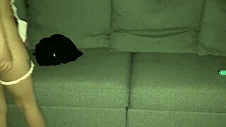 Busty arab maid caught!