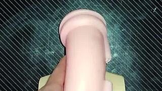 Trio kissy and dolly suck and end in tits fuck