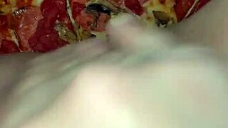 snowwhite's kinky arab masturbation with food in la