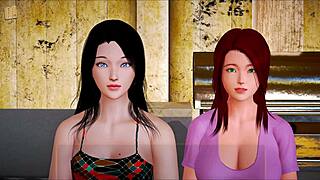 My New Family 347: Exploring Big Tits and Ass in Game Setting