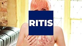 nurse greene, redhead nerd, spitroasted by patients with cum on big tits