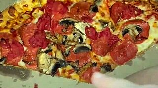 snowwhite's kinky arab masturbation with food in la