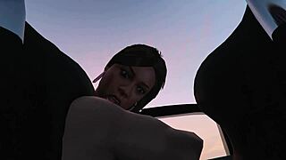 Do you want to see Franklin pick up a hooker for car sex in GTA 5 game?