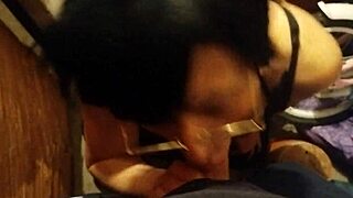 This is how you fuck a slut in the face with amateur crossdressing transsexual 1 on 1 action