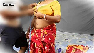 dress tailor fucks big boob milf then creampies her tight pussy