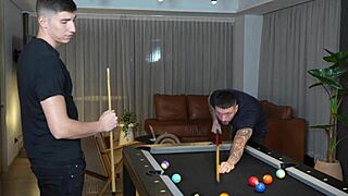 Mariana switches from billiards to cumshots 😏