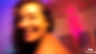 Latina Teen Sucks Muscular Bodybuilder's Monster Cock