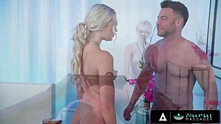 nuru massage - new married couple tries nuru gift for the first time and it gets wild