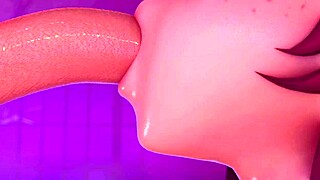 胡桃给饥渴口交导致湿润面部射精