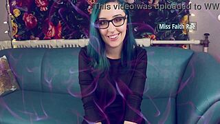 In the kitchen, miss faith rae gives femdom instructions to cumsluts for cum eating