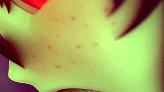 胡桃给饥渴口交导致湿润面部射精