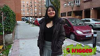 curvy colombian babe maria sandoval meets big black dick first time in casting interview 😍