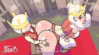 Viva el rey in cartoon style.