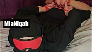 Mia in Niqab Compilation, Bent Over and Riding Dildo POV.