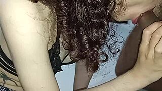 Real couple boyfriend cums in teen pussy