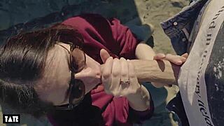 Amateur Whore Screams for Cock Outdoors!