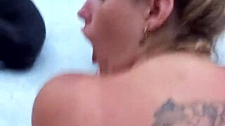 i masturbate outdoor with sloppy sucking blonde huge tattoo natural tits