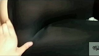 intense night with my friend in tight leggings, finally recording her