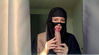 Slutty Muslim Teacher Deepthroats And Gets Creampie