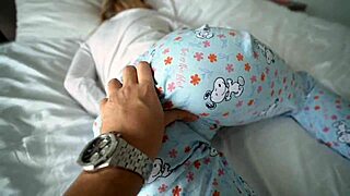 Blonde Teen Step Sister Orgasms on Step Brother's Cock in Missionary