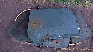 Intense sadomasochism game with rough sex and bondage