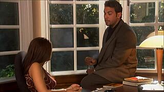 Melody Max in Heels and Lingerie Gets Fucked Outdoors with Cumshot on Tits